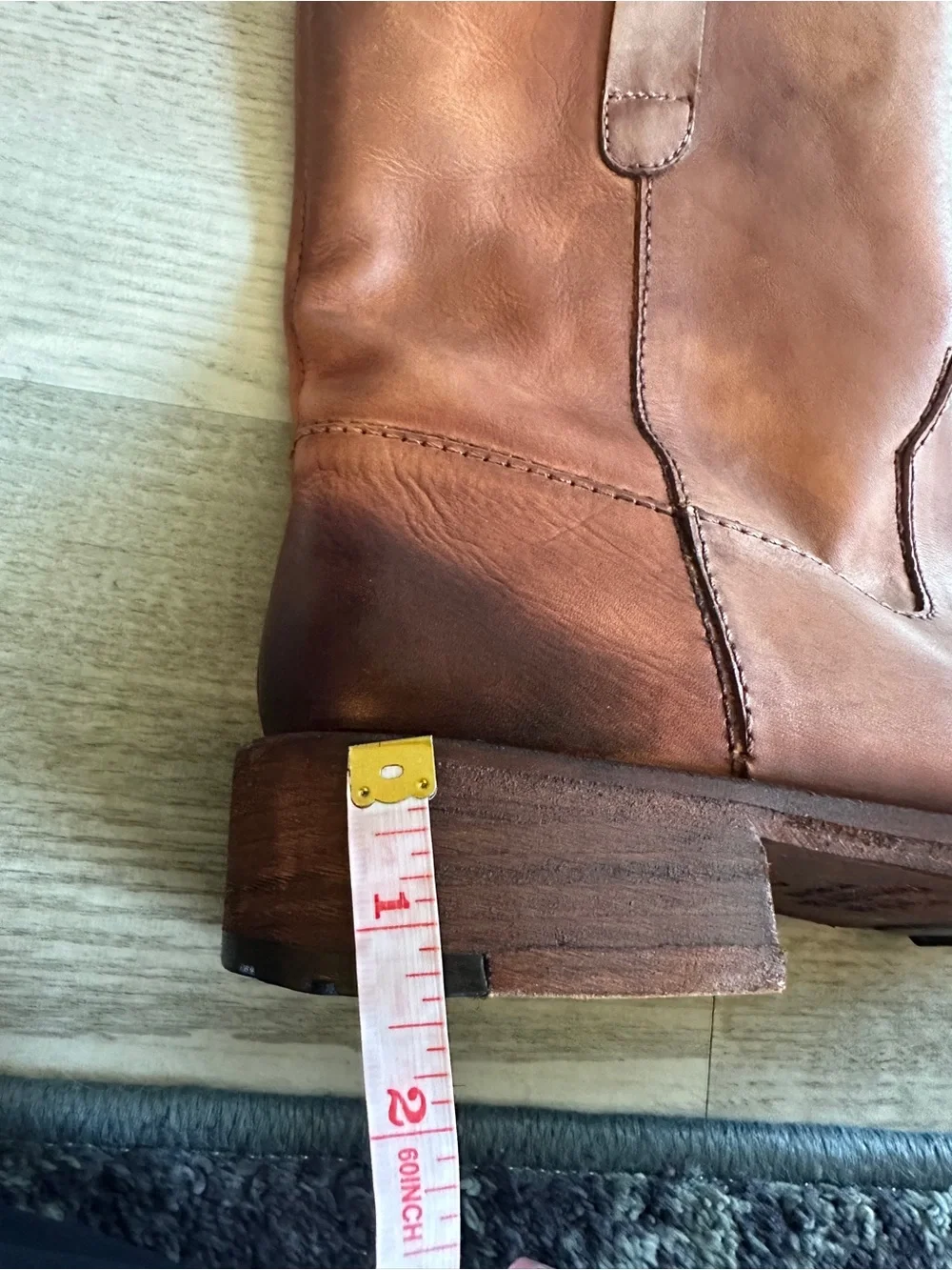 Vintage Foundry Co Brown Leather Alaina Ankle Boots 8